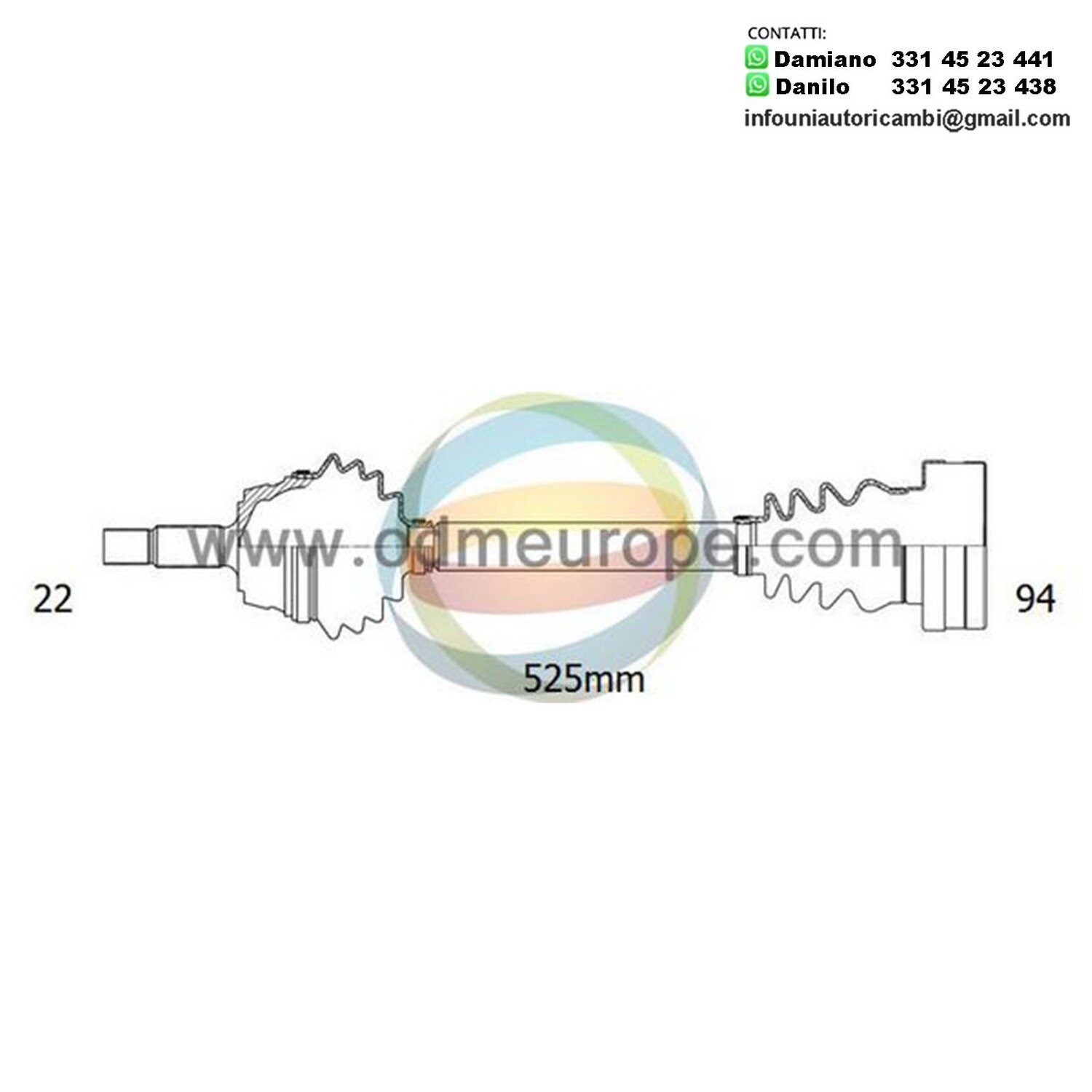SEMIASSE MANUALE / AUTOMATICO ANTERIORE SINISTRO Seat Arosa / Volkswagen Lupo da 1998 a 2006