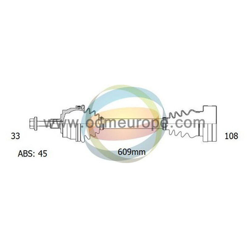 SEMIASSE ANTERIORE SINISTRO Audi A4 [8D2, B5] / Skoda Superb I / Volkswagen	Passat [Syncro + 4motion] / Passat