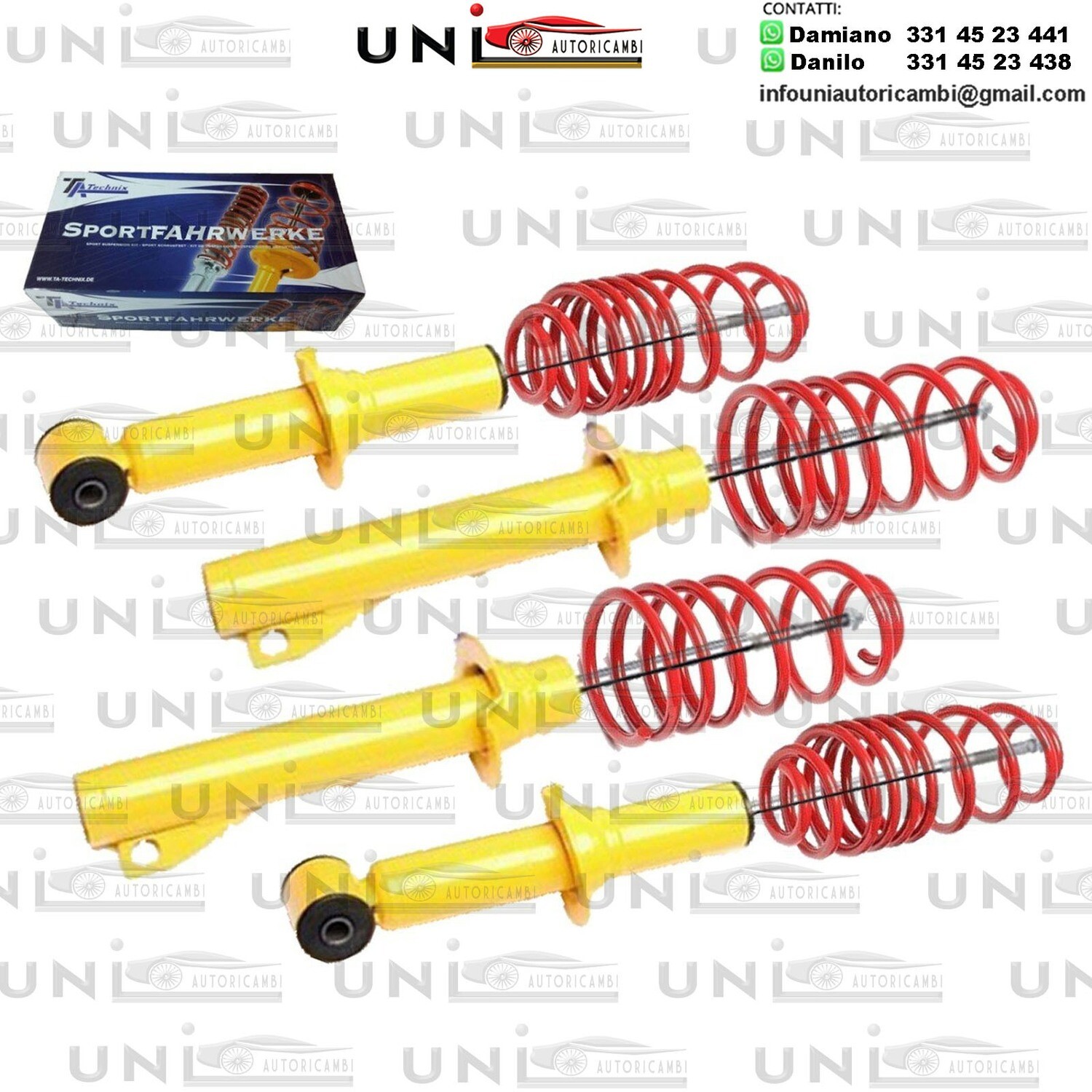 Kit Assetto Sportivo Fisso Tatechnix Alfa Romeo 159 Berlina (939) da 2005 a 2011