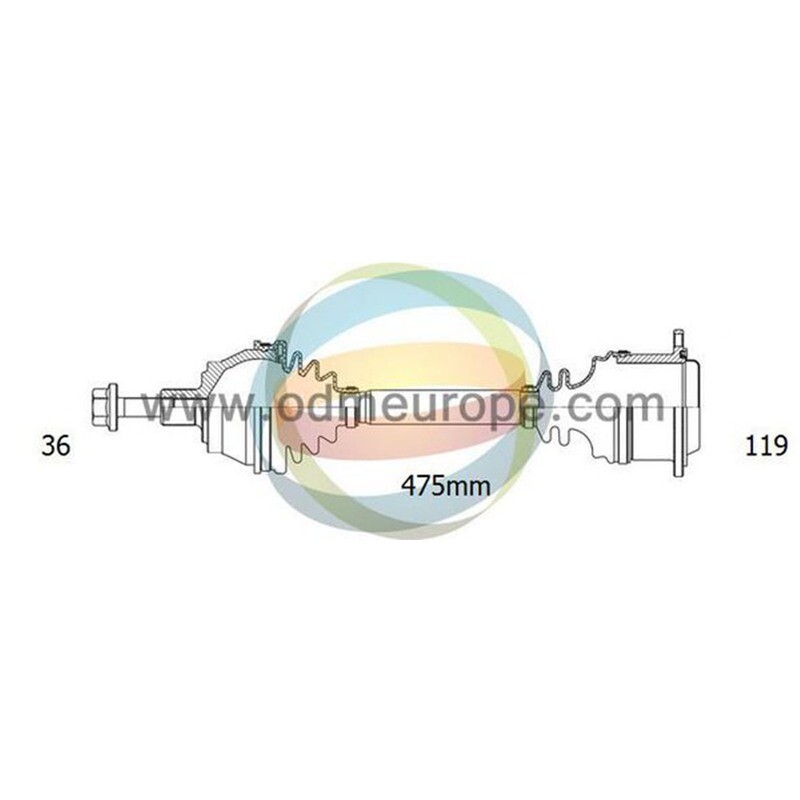 SEMIASSE ANTERIORE SINISTRO Audi A3 [8P1] / A3 [Quattro] [8P1] / A3 [Convertible] [8P7] / A3 [Sportback] [8PA]