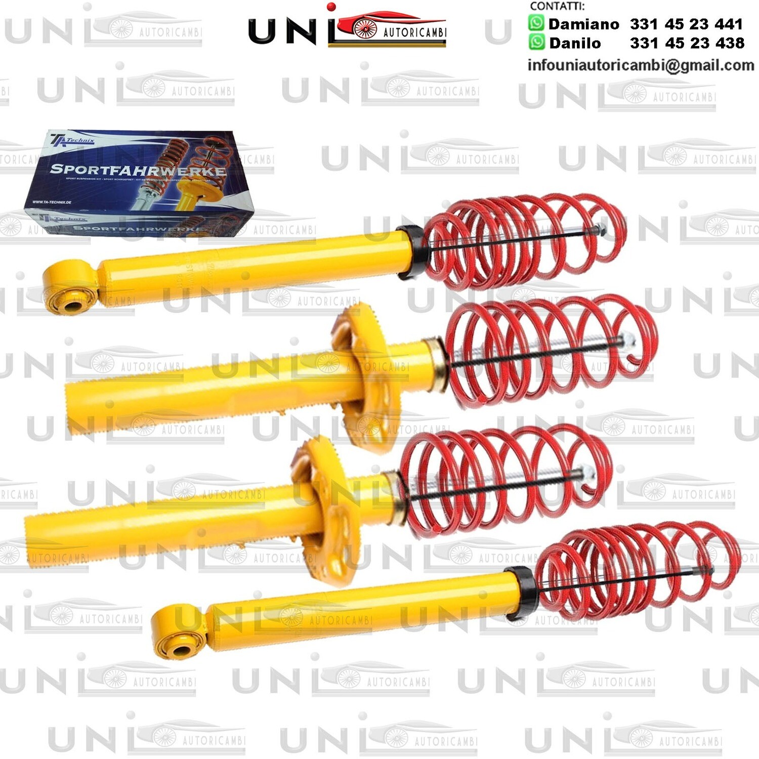 Kit Assetto Sportivo Fisso Tatechnix Audi A3 Sportback (8P) da 2004 a 2013