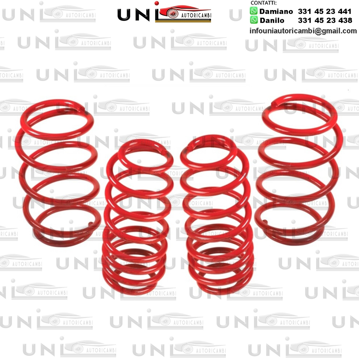 KIT 4 Molle Sportive Ribassate 30/30mm Hyundai i10 IA dal 2013