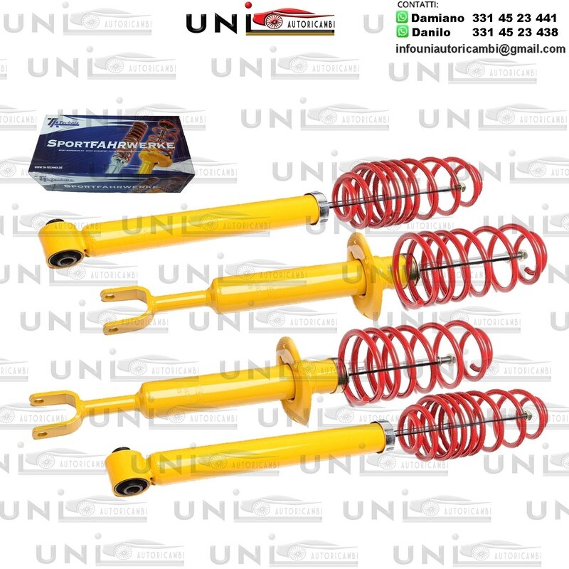 Kit Assetto Sportivo Fisso Tatechnix Audi A4 Quattro Avant (8E-B6+B7) da 2000 a 2008