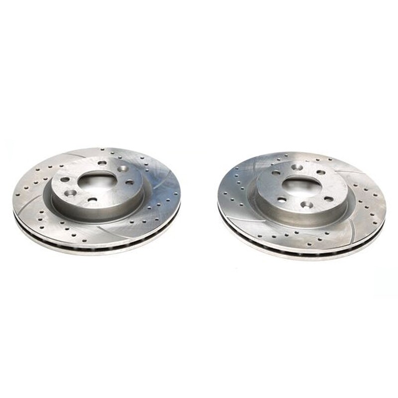 2X Dischi Sportivi Anteriori Dacia Logan / Sandero / Nissan Kubistar / Renault Clio I+II  / Kangoo / Logan I / Megane I