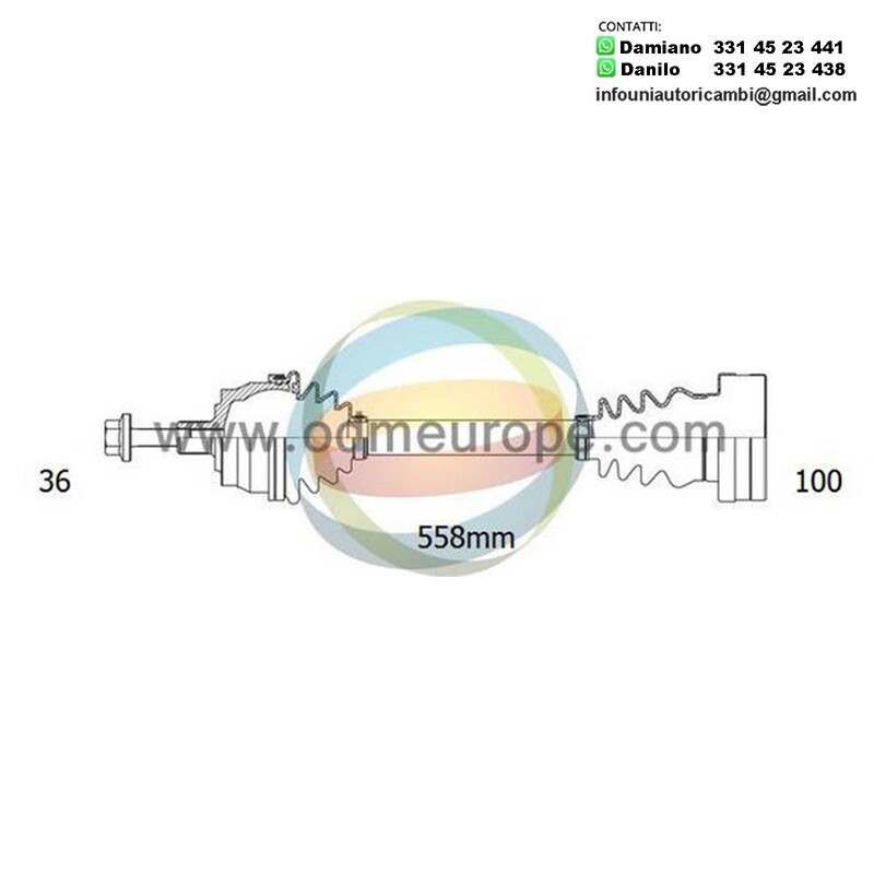 SEMIASSE ANTERIORE SINISTRO Audi A3 [Sportback] [8PA] / Skoda Octavia II / Volkswagen Eos / Golf [Plus] / Passat [Variant]