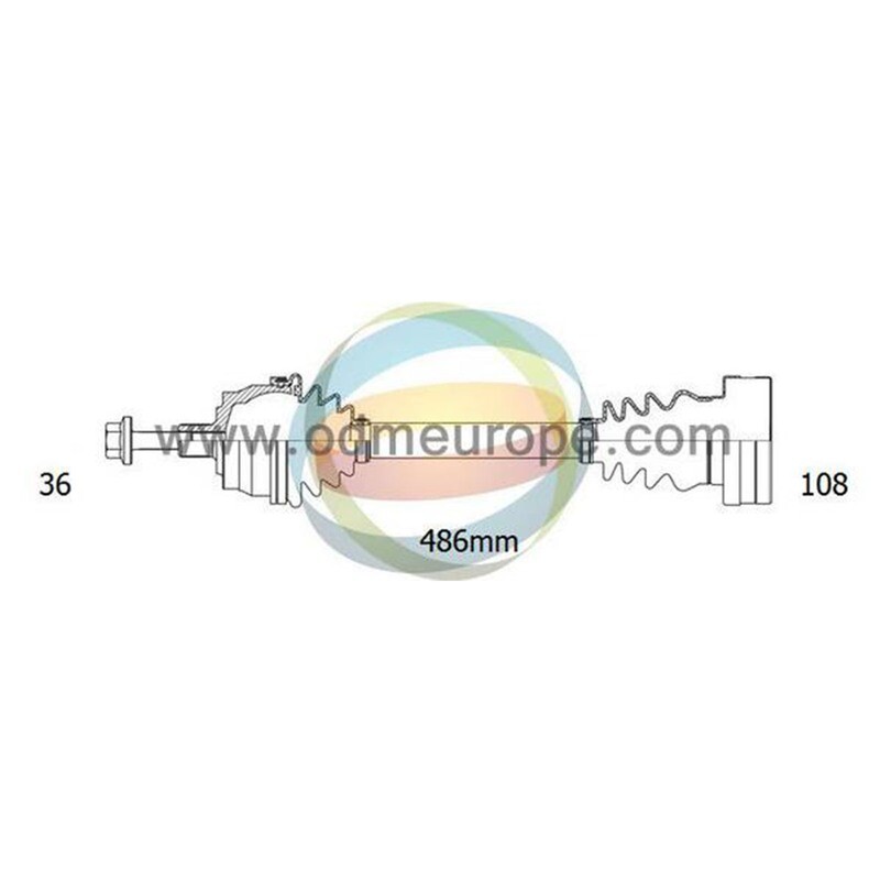 SEMIASSE ANTERIORE SINISTRO Audi A3 [Quattro] [8P1] / Seat Altea XL / Skoda Octavia II [Combi] / Volkswagen Golf Mk5 [4motion]