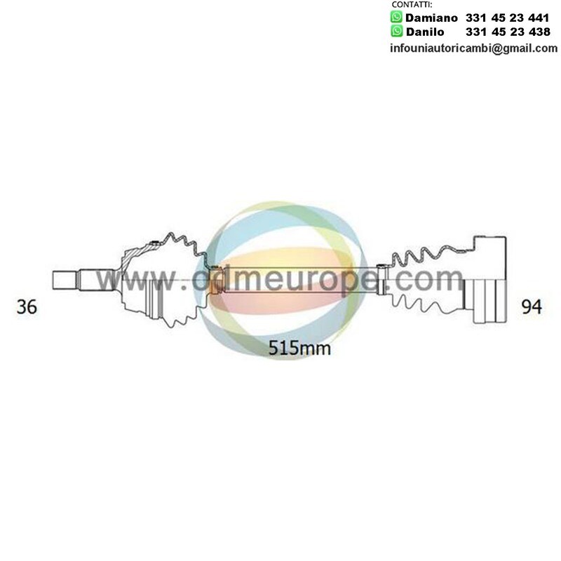 SEMIASSE MANUALE ANTERIORE SINISTRO Seat Ibiza IV [Sport Coupe] / Skoda Rapid / Volkswagen Polo da 2009 a 2020