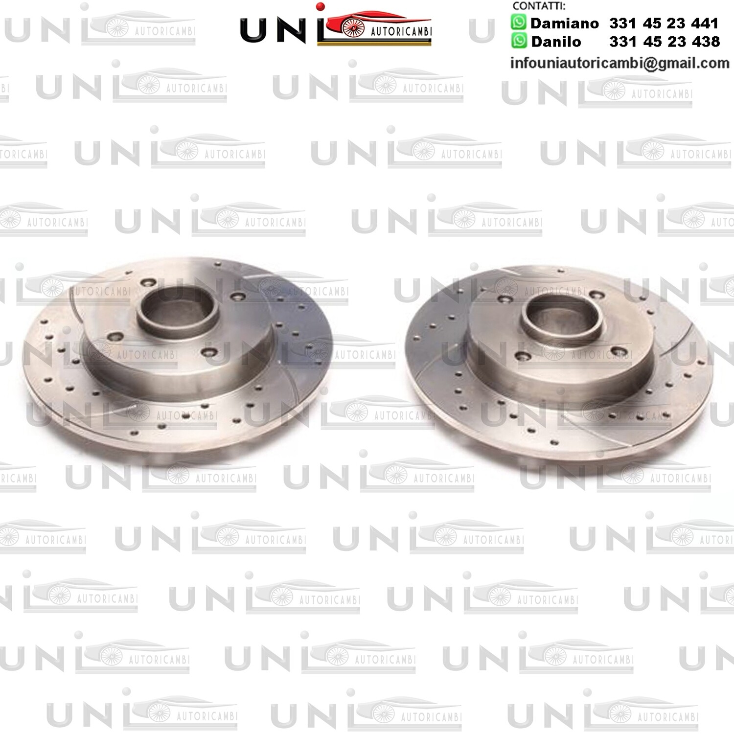 2X Dischi Sportivi Posteriori Citroën C3 II / C3 Picasso / C4 I / C4 Stufenheck / C4 Coupe / C4 Cactus / DS 3 / DS 3 Cabriolet / Peugeot 207 / 207 CC / 207 SW / 208 / 307 / 307 Break / 307 SW / 307 CC