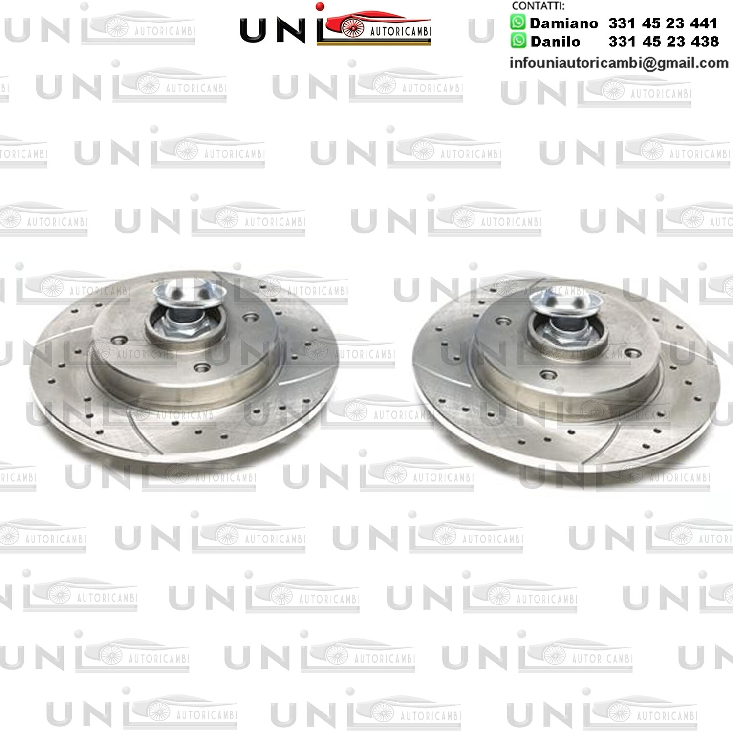 2X Dischi Sportivi Posteriori Citroën C3 II / C3 Picasso / C4 I / C4 Coupe / DS 3 / Peugeot 207 / 207 SW / 208 / 307 / 307 SW