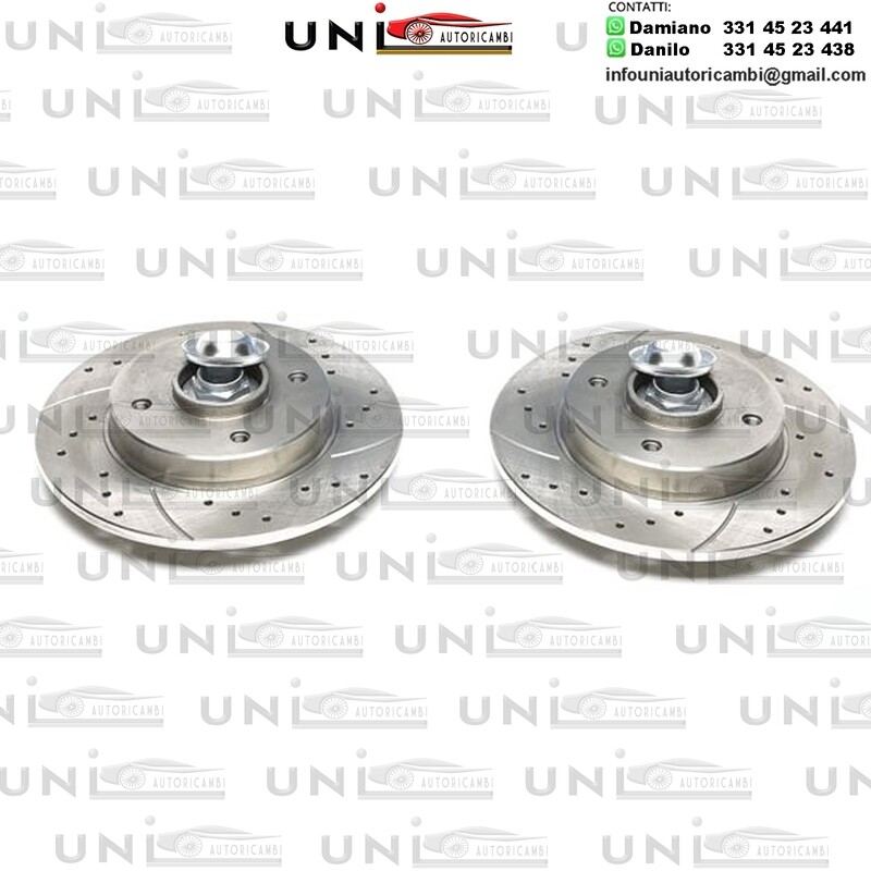 2X Dischi Sportivi Posteriori Citroën C3 II / C3 Picasso / C4 I / C4 Coupe / DS 3 / Peugeot 207 / 207 SW / 208 / 307 / 307 SW