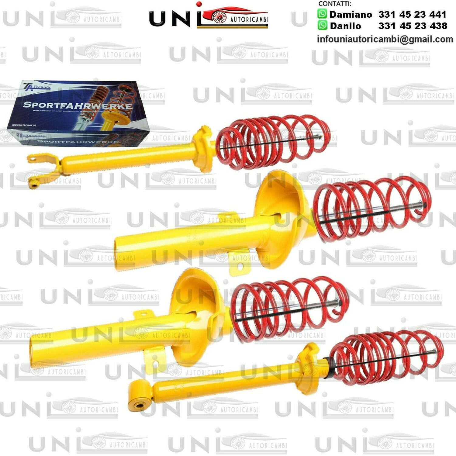 Kit Assetto Sportivo Fisso Tatechnix Ford KA (RBT) da 1996 a 1998