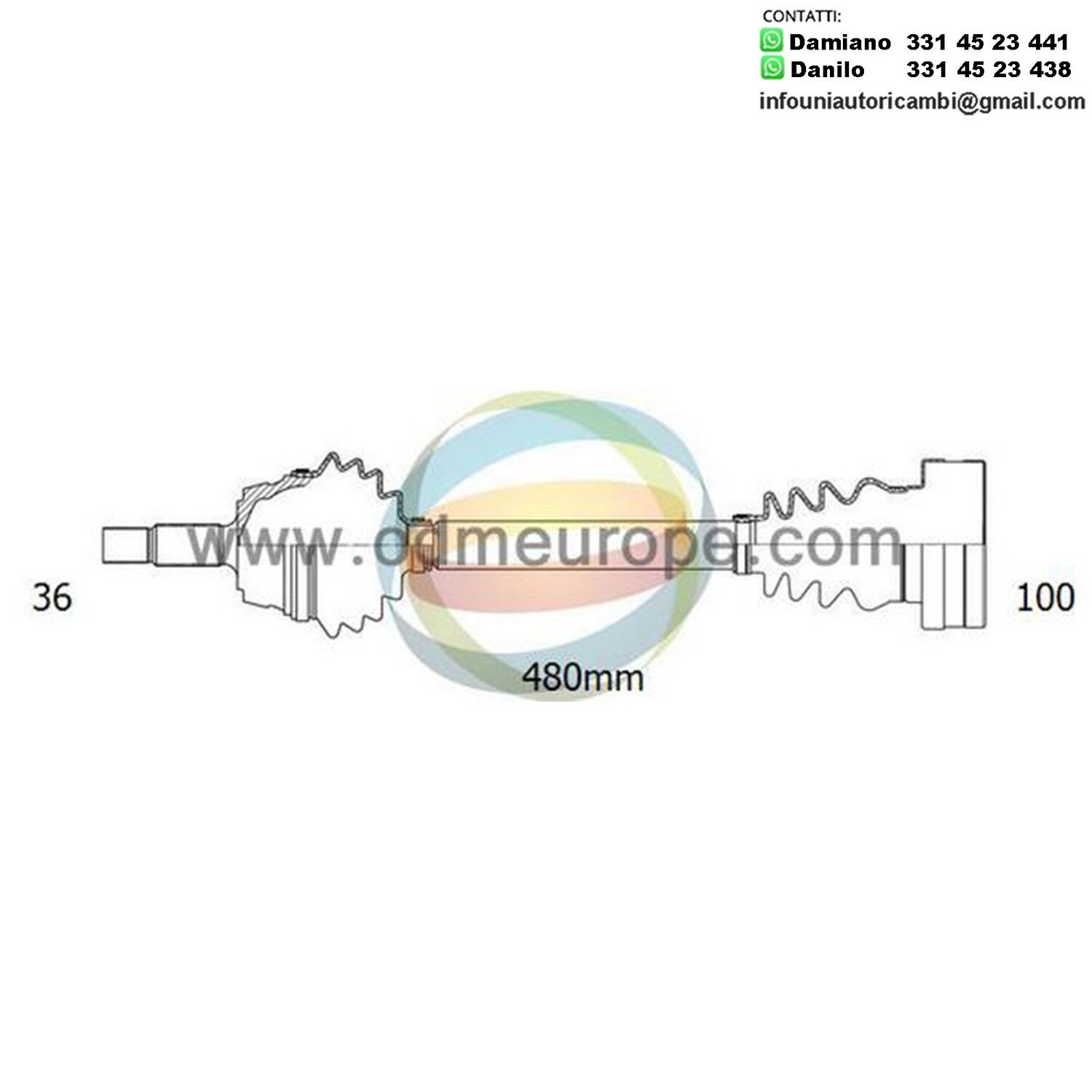 SEMIASSE MANUALE ANTERIORE SINISTRO Skoda Fabia II [Combi] / Volkswagen Polo da 2005 a 2015