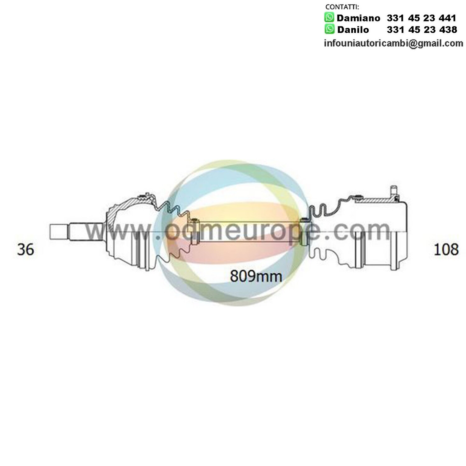 SEMIASSE MANUALE / AUTOMATICO ANTERIORE DESTRO Audi A3 [Quattro] [8L1] / Seat Leon [1M1] / Volkswagen Golf Mk4 [4motion]