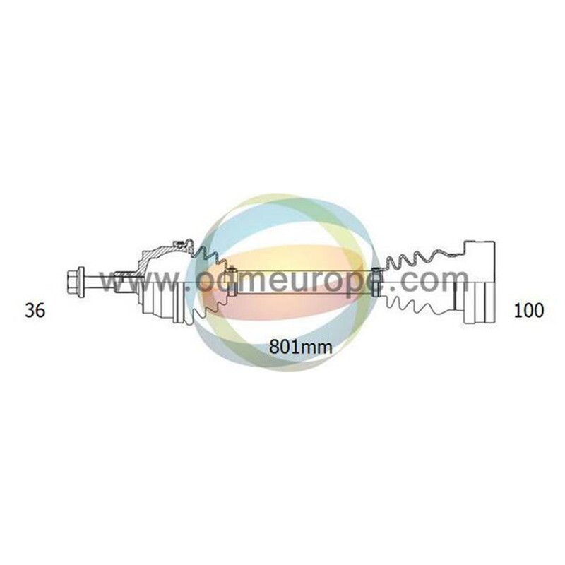 SEMIASSE ANTERIORE DESTRO Audi A3 [Convertible] [8P7] / Seat Leon [5F1] / Skoda Octavia II [Combi] / Volkswagen Golf Mk6 [Cabriolet]