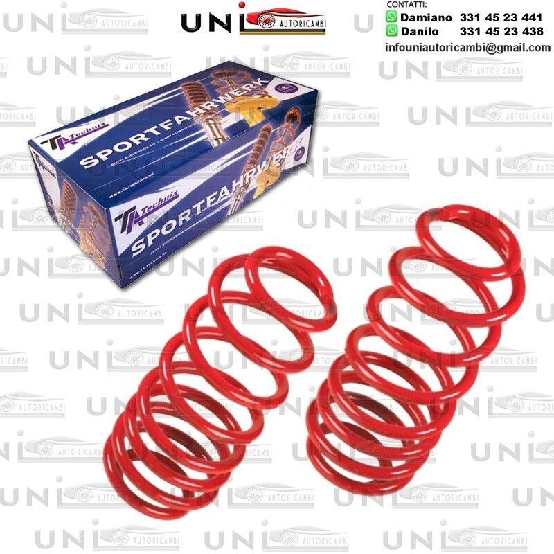 KIT 2 Molle Sportive Ribassate 25mm Peugeot 205 741A / B / C + 20A / C / D dal 1983