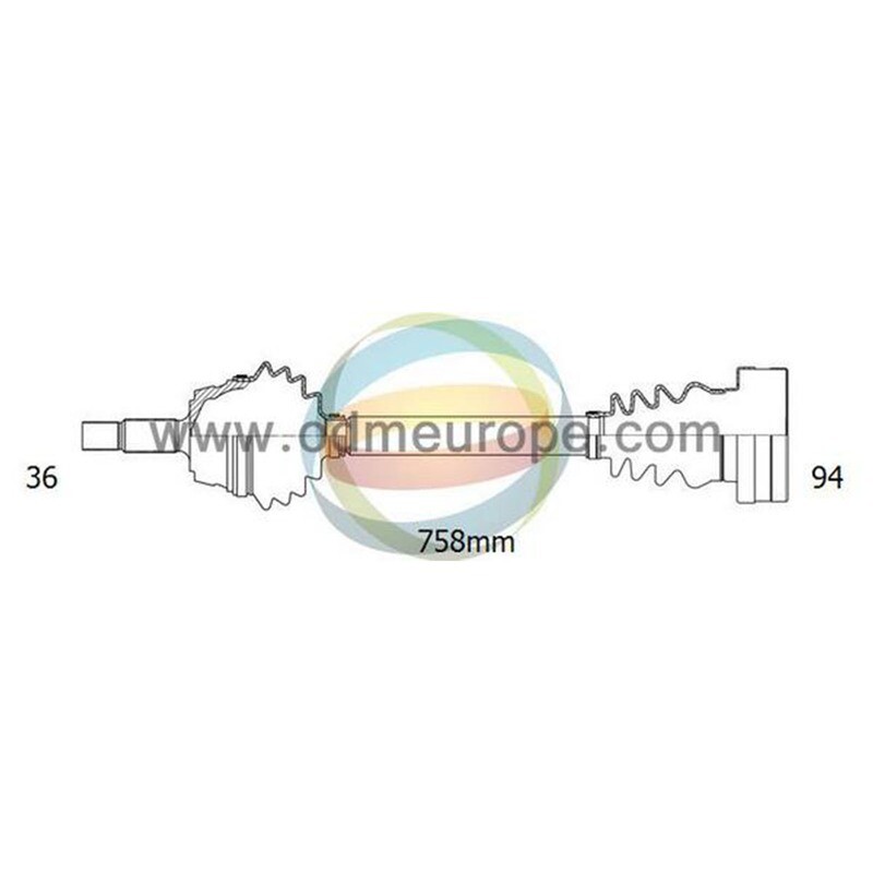 SEMIASSE MANUALE ANTERIORE DESTRO Skoda Fabia I [Combi] da 1999 a 2008