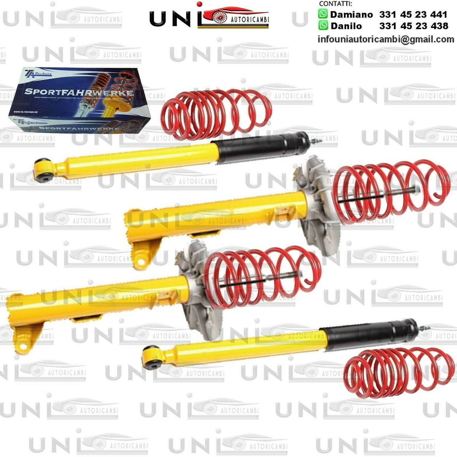 Kit Assetto Sportivo Fisso Tatechnix Mercedes Benz C-Classe Station Wagon (S203) da 2000 a 2007