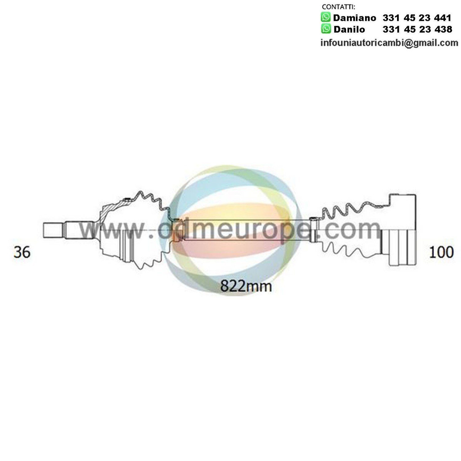 SEMIASSE MANUALE ANTERIORE DESTRO Audi A3 [8L1] / Seat Leon [1M1] / Skoda Octavia I [Combi] / Volkswagen Golf Mk4 [4motion]