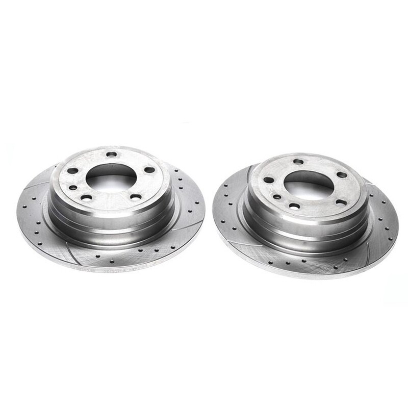 2X Dischi Sportivi Posteriori Baffati Forati BMW Alpina / 5er Serie / 6er Serie
