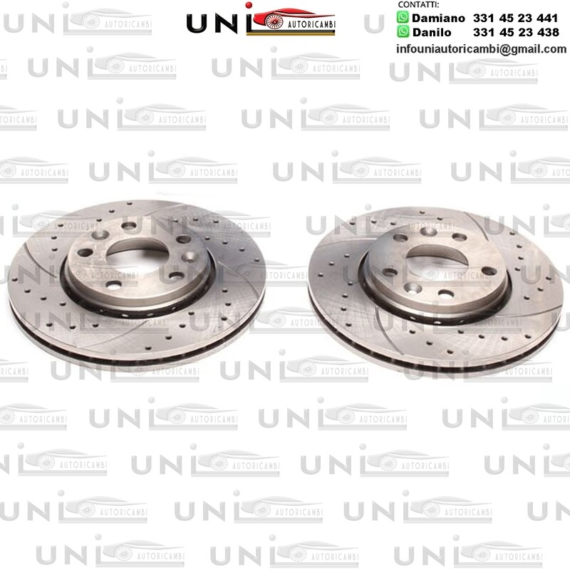 2X Dischi Sportivi Anteriori Dacia Duster / Renault Fluence / Laguna III / Megane III Schrägheck  / Scenic III