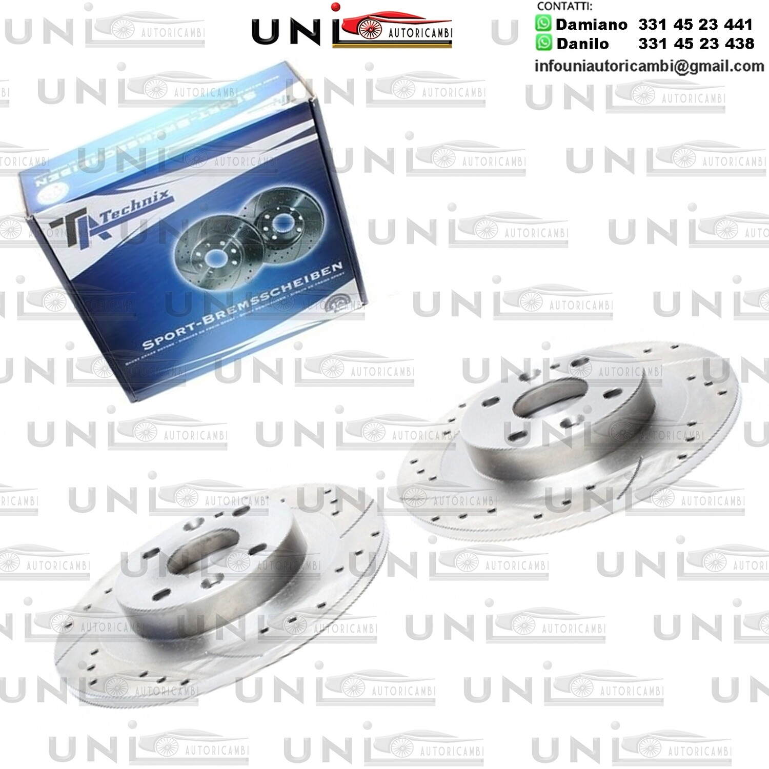 2X Dischi Sportivi Posteriori Mazda 323 C IV / 323 F IV / 323 S IV / MX-3 / MX-5 I / MX-5 II