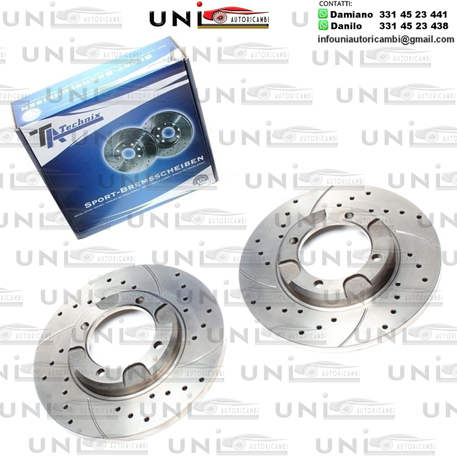 2X Dischi Sportivi Anteriori Mitsubishi Corida / Colt II / Colt III / Lancer III / Lancer IV / Lancer IV Sedan / Tredia