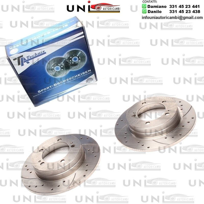 2X Dischi Sportivi Posteriori Mitsubishi Eclipse I