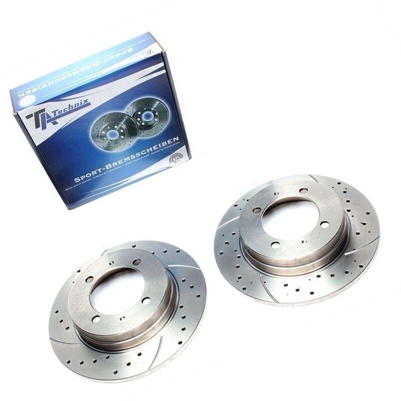 2X Dischi Sportivi Posteriori Mitsubishi Colt III / Galant IV / Galant IV Stufenheck / Lancer IV