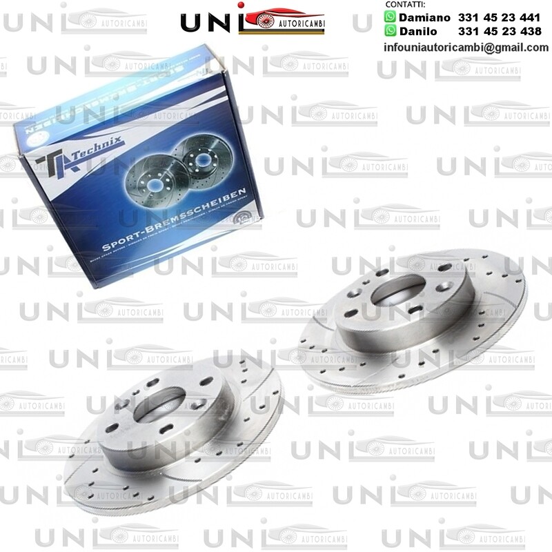 2X Dischi Sportivi Posteriori Mazda 323 C IV / 323 F IV / 323 S IV / MX-5 I