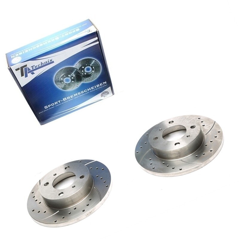 2X Dischi Sportivi Anteriori Mitsubishi Colt IV / Lancer V / Proton Wira