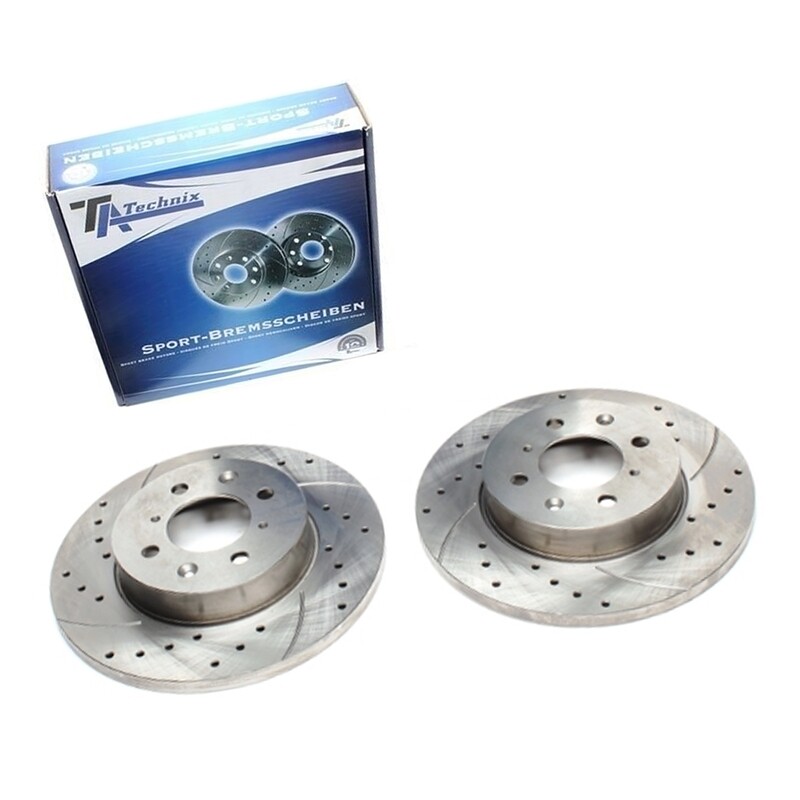 2X Dischi Sportivi Anteriori MG ZR Serie / Rover Streetwise / 25 / 200 / 400 Hatchback / 400