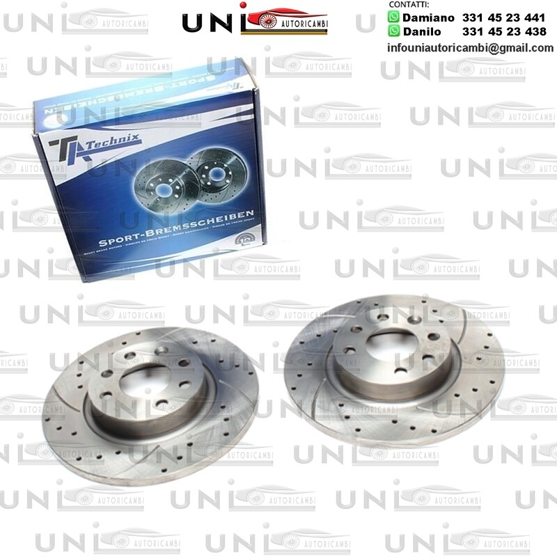 2X Dischi Sportivi Anteriori Volvo 440K / 460L / 480E