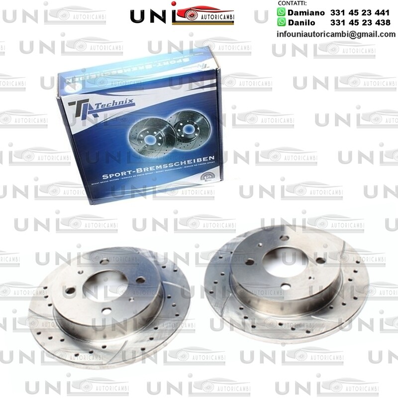 2X Dischi Sportivi Posteriori Mitsubishi Carisma / Carisma Saloon / Colt IV / Lancer V / Lancer V Station Wagon