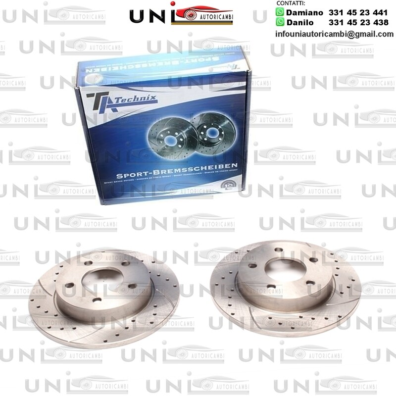 2X Dischi Sportivi Posteriori Mazda 3 / 3 Berlina