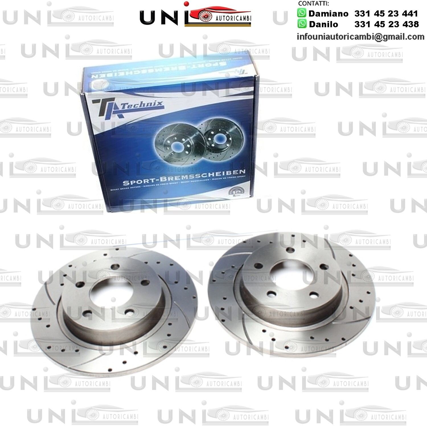 2X Dischi Sportivi Posteriori Mazda 3 / 3 Sedan / Mazda 5