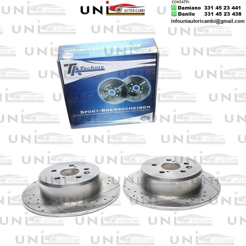 2X Dischi Sportivi Posteriori Toyota Avensis / Avensis Liftback / Avensis Station wagon