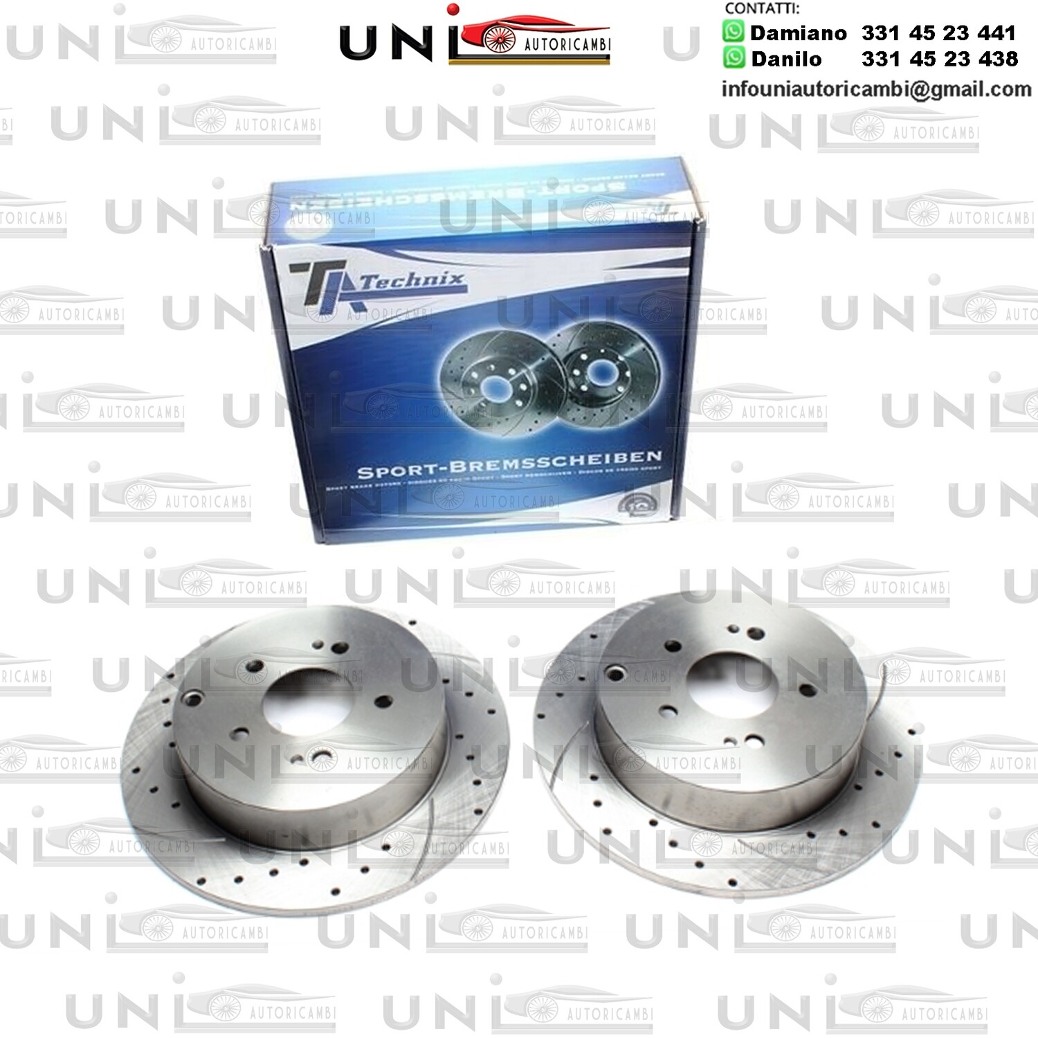 2X Dischi Sportivi Posteriori Mitsubishi Grandis