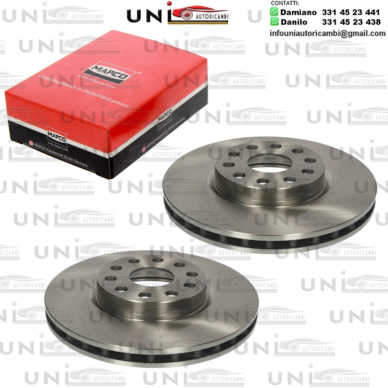 2 Dischi Freno Anteriori ABARTH