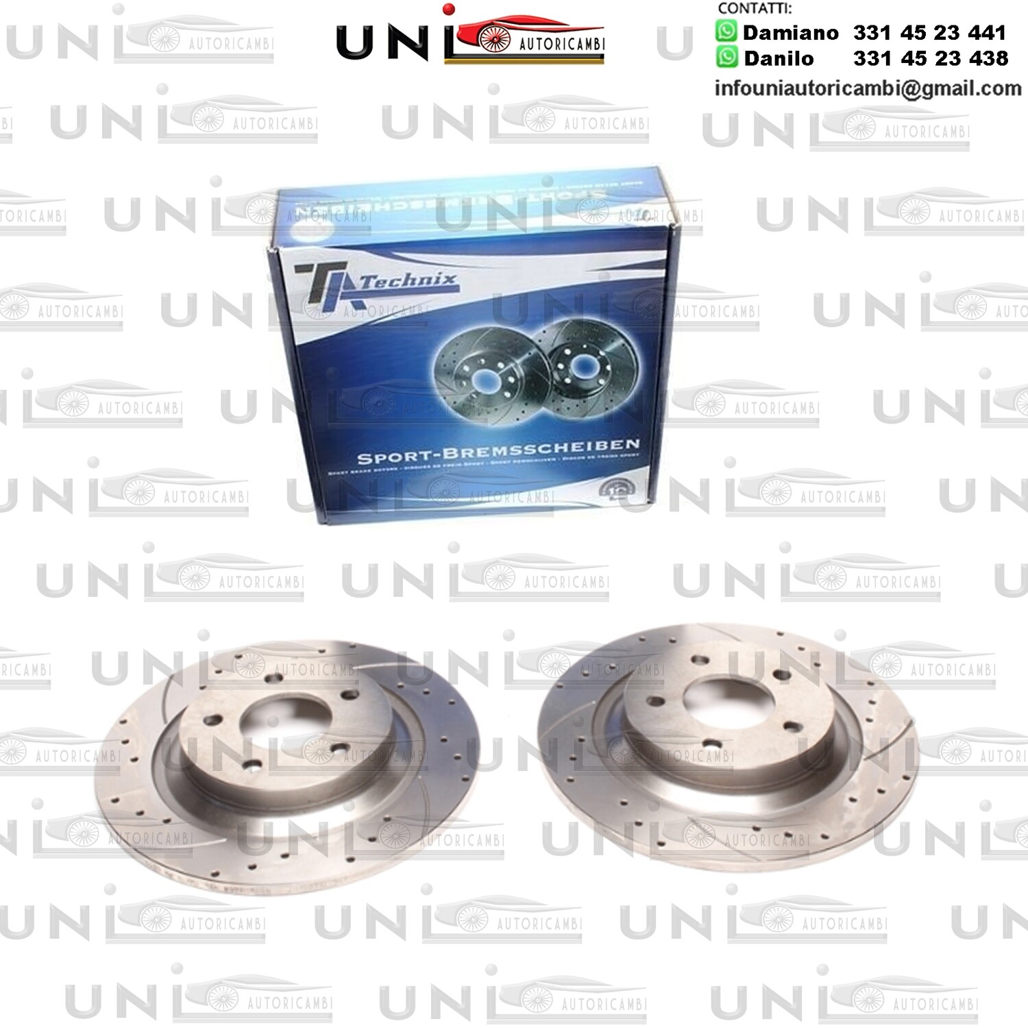 2X Dischi Sportivi Posteriori Mazda 5