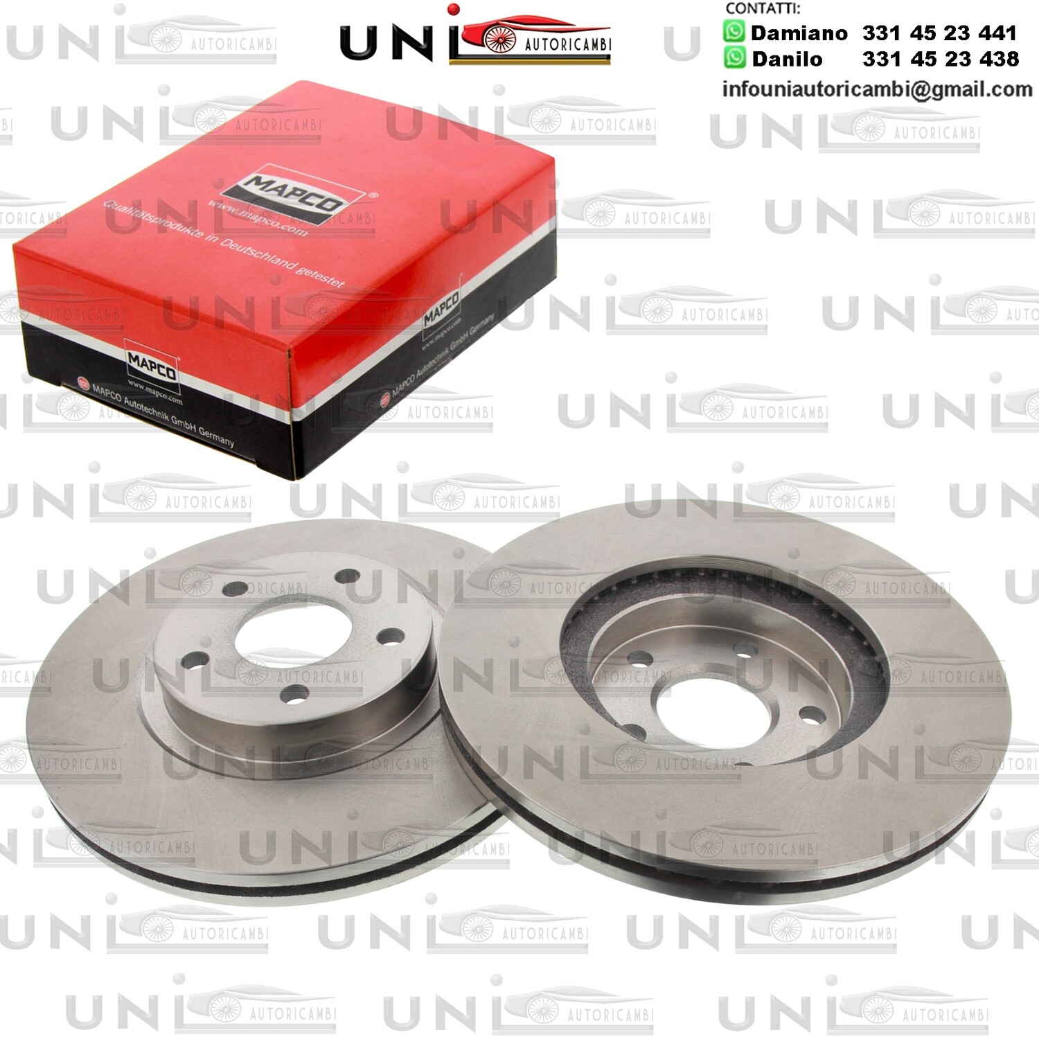 2 Dischi Anteriori Autoventilati ALFA ROMEO