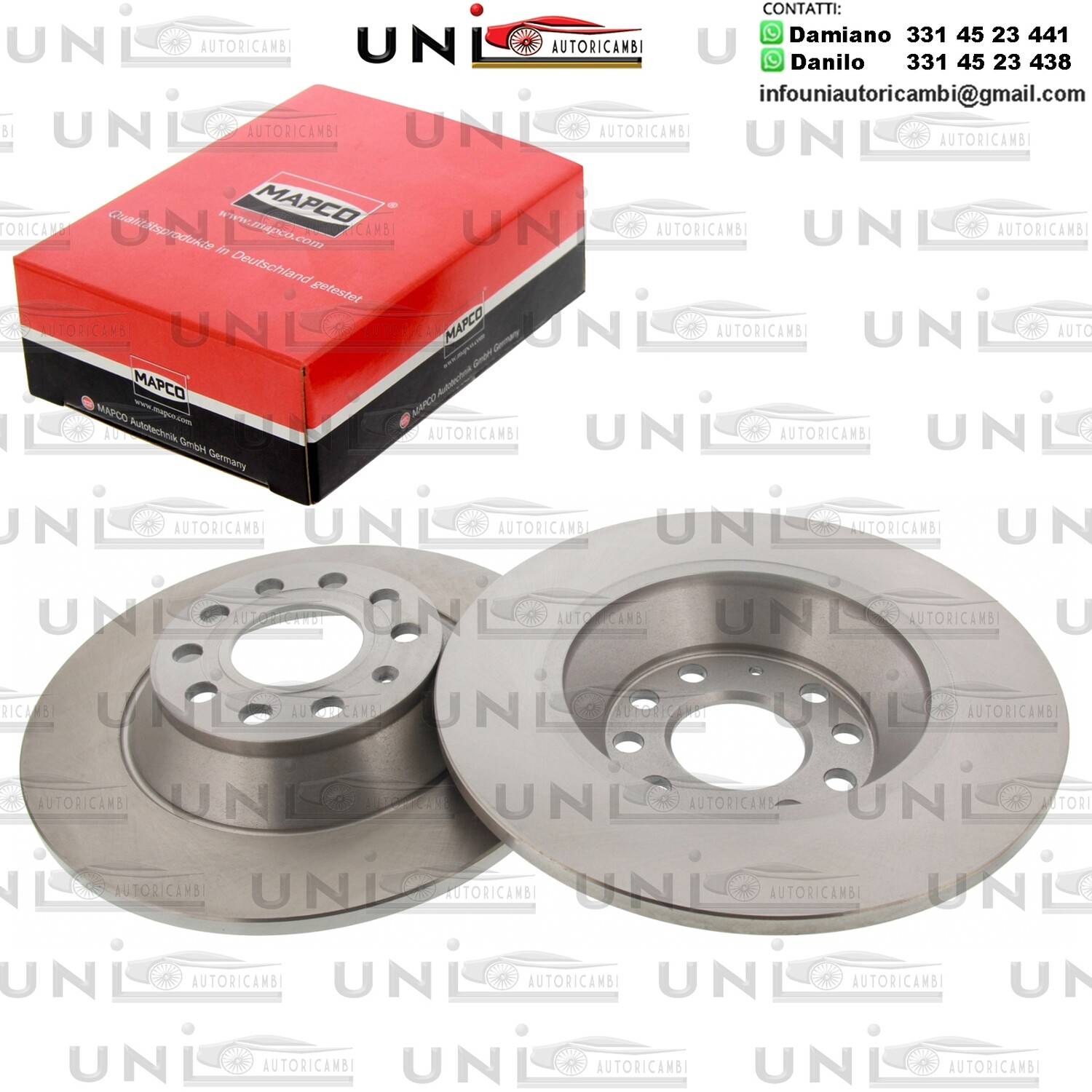 2 Dischi Anteriori Autoventilati ALPINA