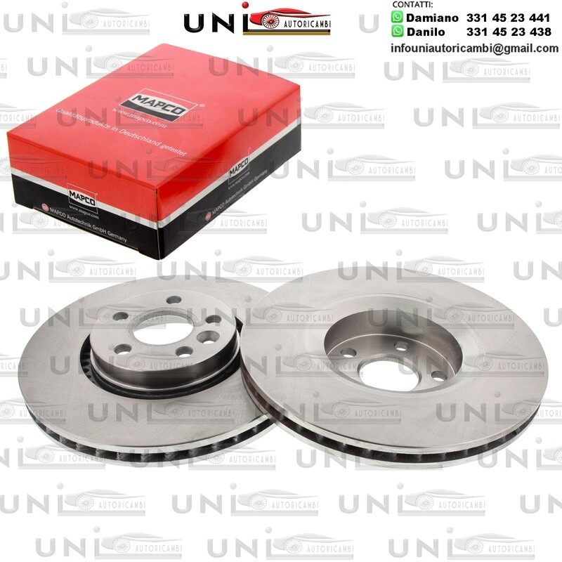 2 Dischi Anteriori Autoventilati BWM