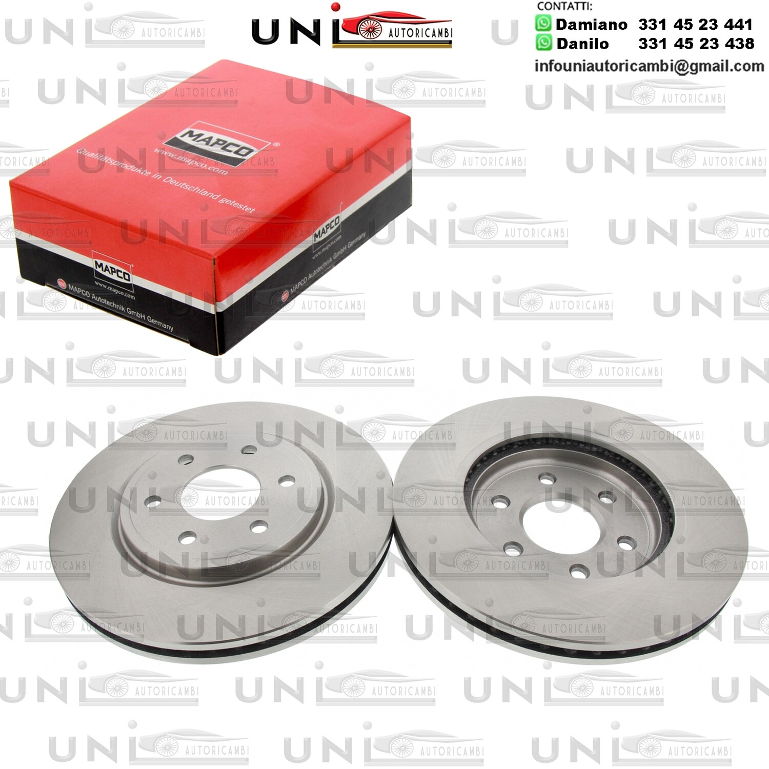 2 Dischi Anteriori Autoventilati CHEVROLET / BUICK