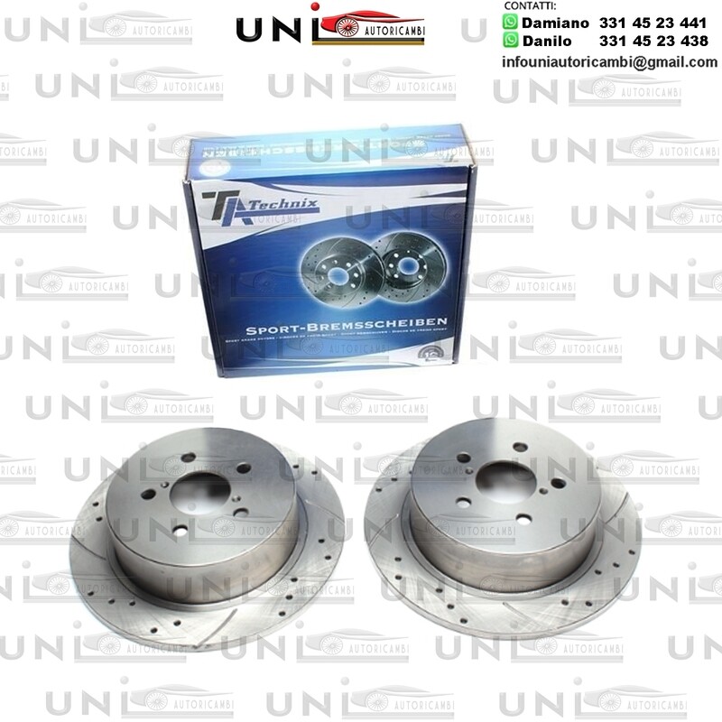 2X Dischi Sportivi Posteriori Subaru Legacy IV / Station Wagon IV / Outback