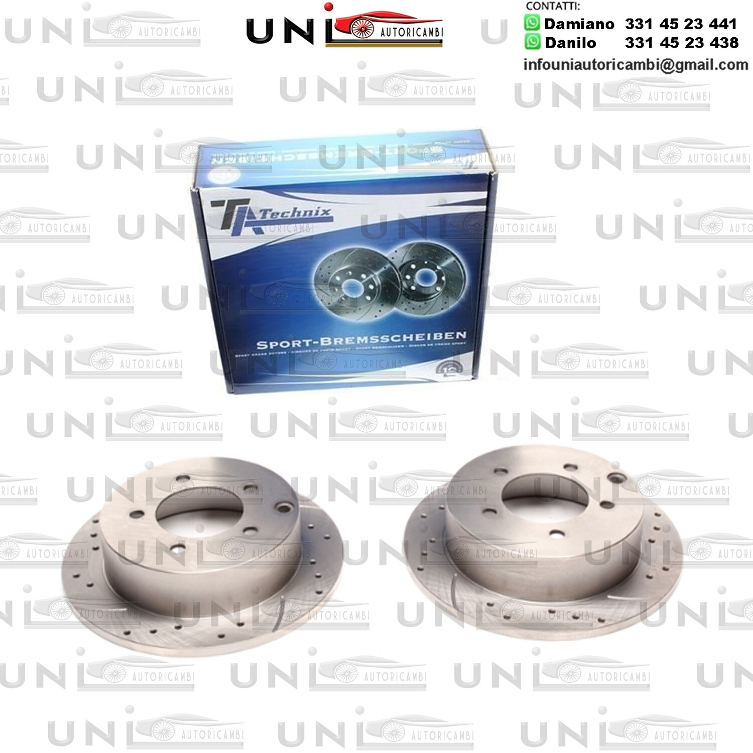 2X Dischi Sportivi Posteriori Mitsubishi Lancer Berlina / Lancer Sportback