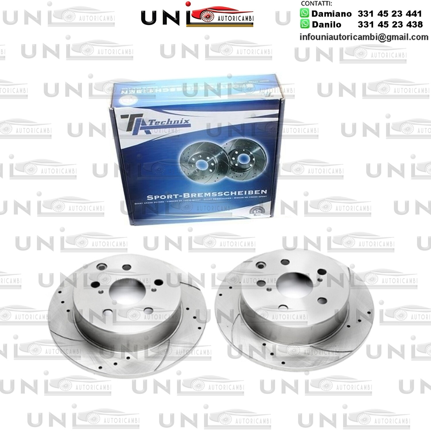 2X Dischi Sportivi Posteriori Toyota Avensis / Sedan / Combi