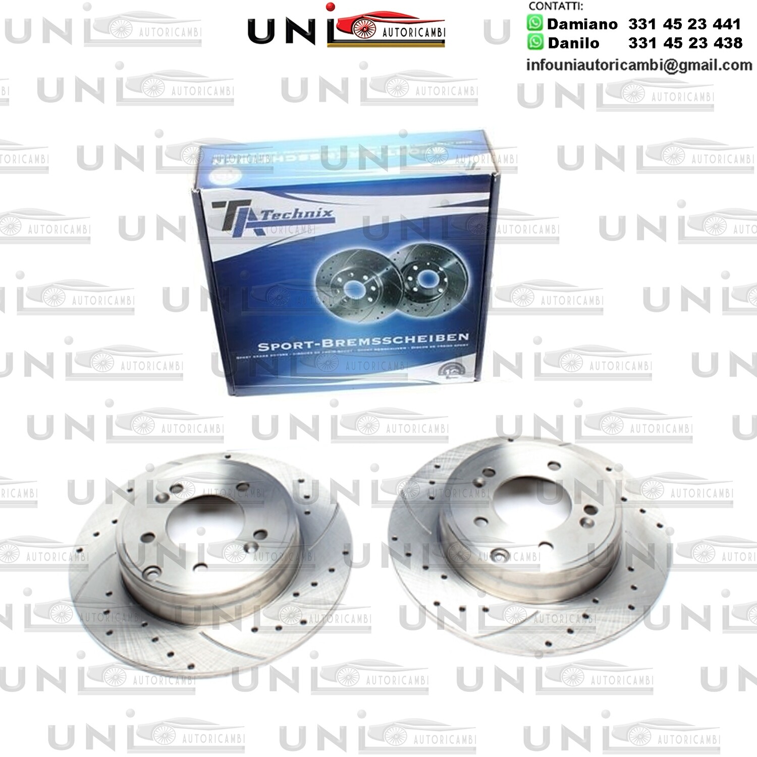 2X Dischi Sportivi Posteriori Hyundai Grandeur / Sonata V / Kia Optima