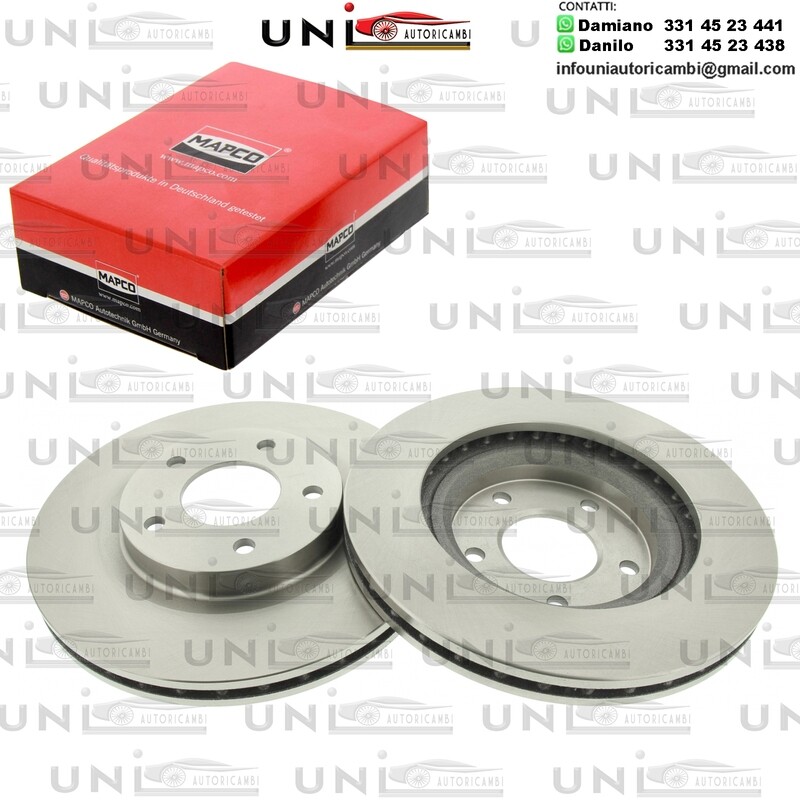 2 Dischi Anteriori Autoventilati DFSK / DODGE / DS