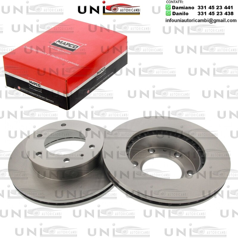 2 Dischi Anteriori Autoventilati FIAT