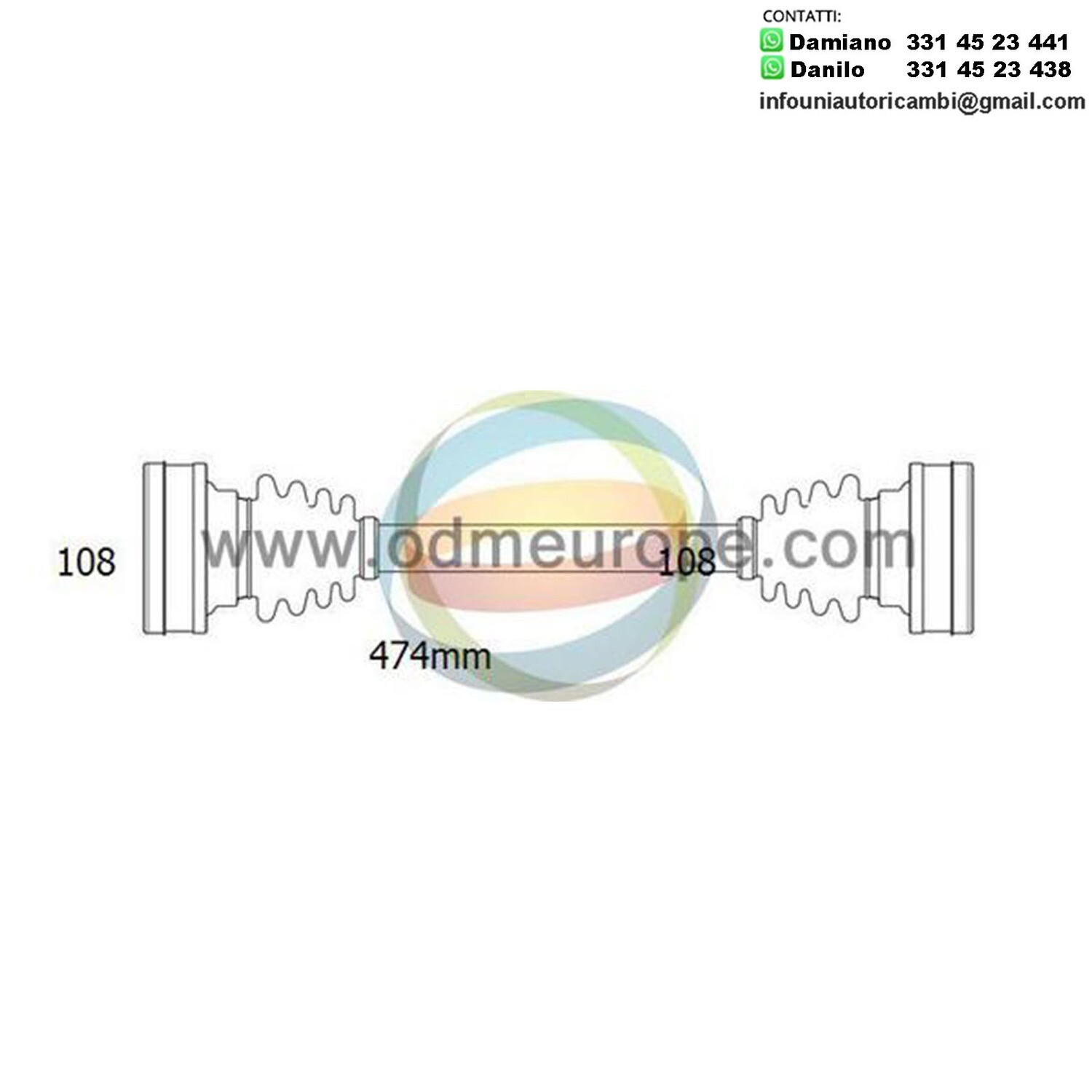 SEMIASSE MANUALE POSTERIORE SINISTRO / DESTRO Porsche 911 da 1977 a 1991